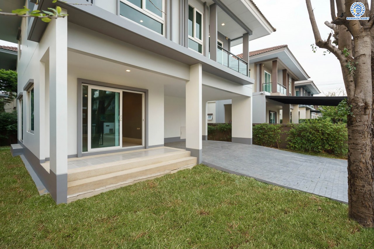 บ้านมือสองตกแต่งใหม่ โครงการ สราญสิริ ติวานนท์-แจ้งวัฒนะ2 หลังมุม เนื้อที่ 56.5 ตร.ว. ดีไซน์ตอบทุกไลฟ์สไตล์ ฟังก์ชัน 3 ห้องนอน 3 ห้องน้ำ จอดรถได้ 2 คัน Living ชั้นบนกว้างขวาง บนทำเลติดถนนใหญ่ เชื่อมต่อทุกเส้นทาง ใกล้จุดขึ้นทางด่วน "ศรีสมาน"